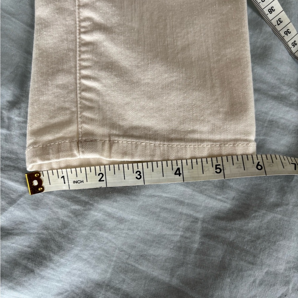 Women's Straight Leg Jeans in Cream - Picture 15 of 15